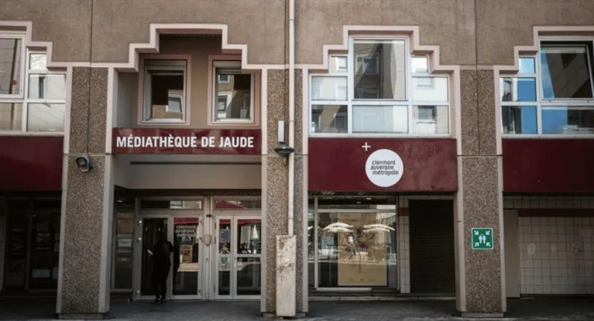 Médiathèque de Jaude à Clermont-Ferrand en Auvergne